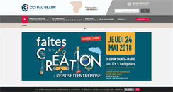 Desktop Screenshot of cci-pau.fr